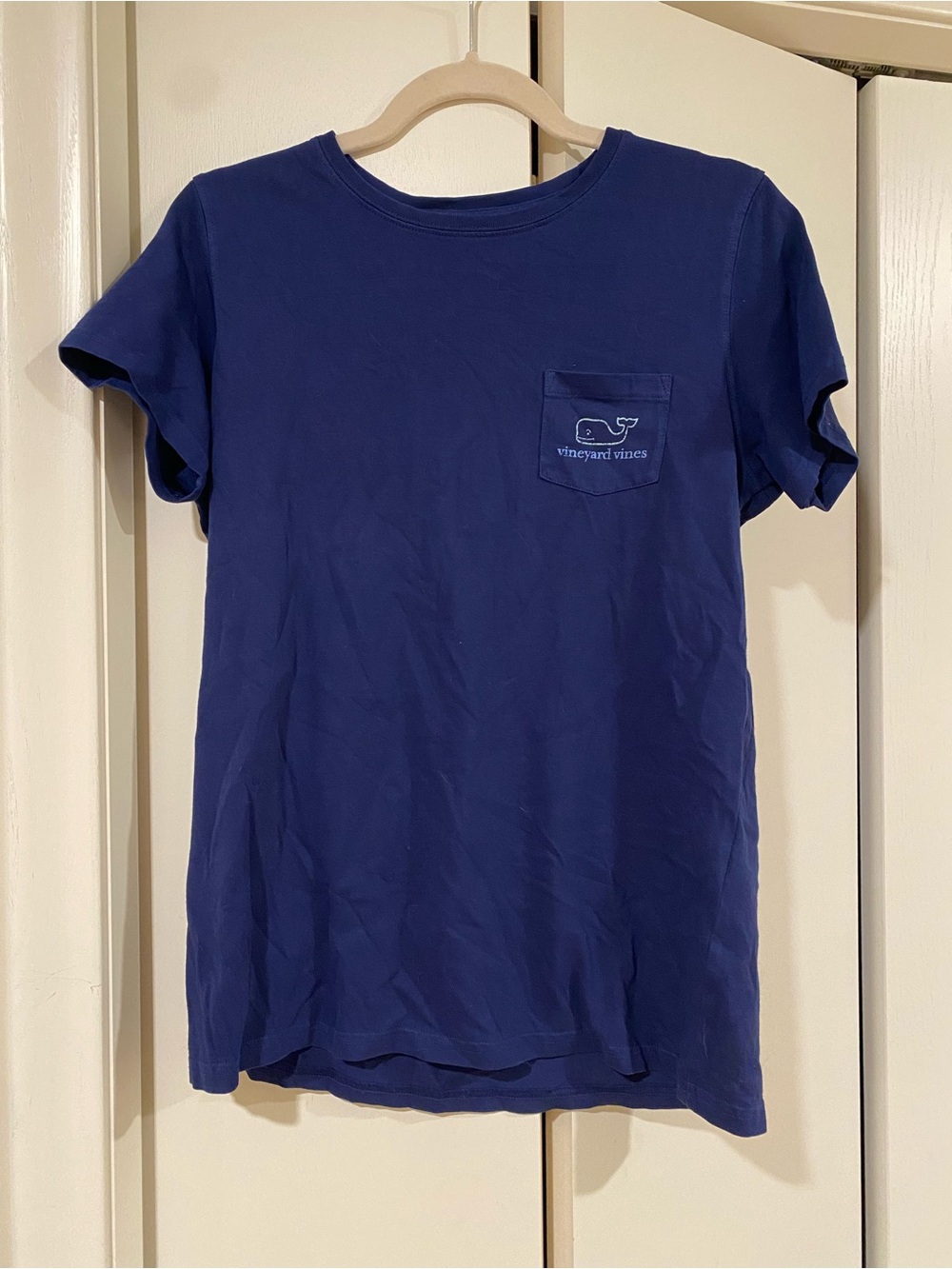 Vineyard Vines Short-Sleeve Pocket Tee in Navy Blue